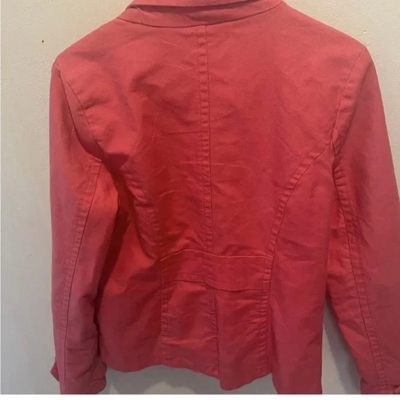 Roxy Vibrant Pink Double-Breasted Pea Coat - Picture 4 of 5